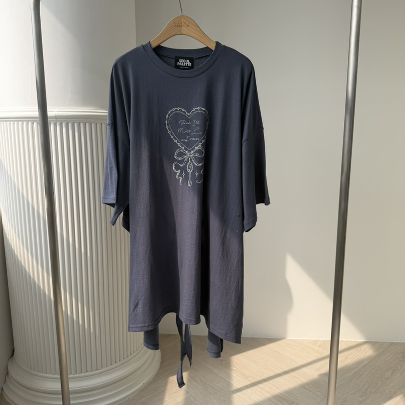 PALETTE-Q韓國代購女士新款時尚人氣休閑職業熱賣T恤棉質PALETTE-QT恤圖色2