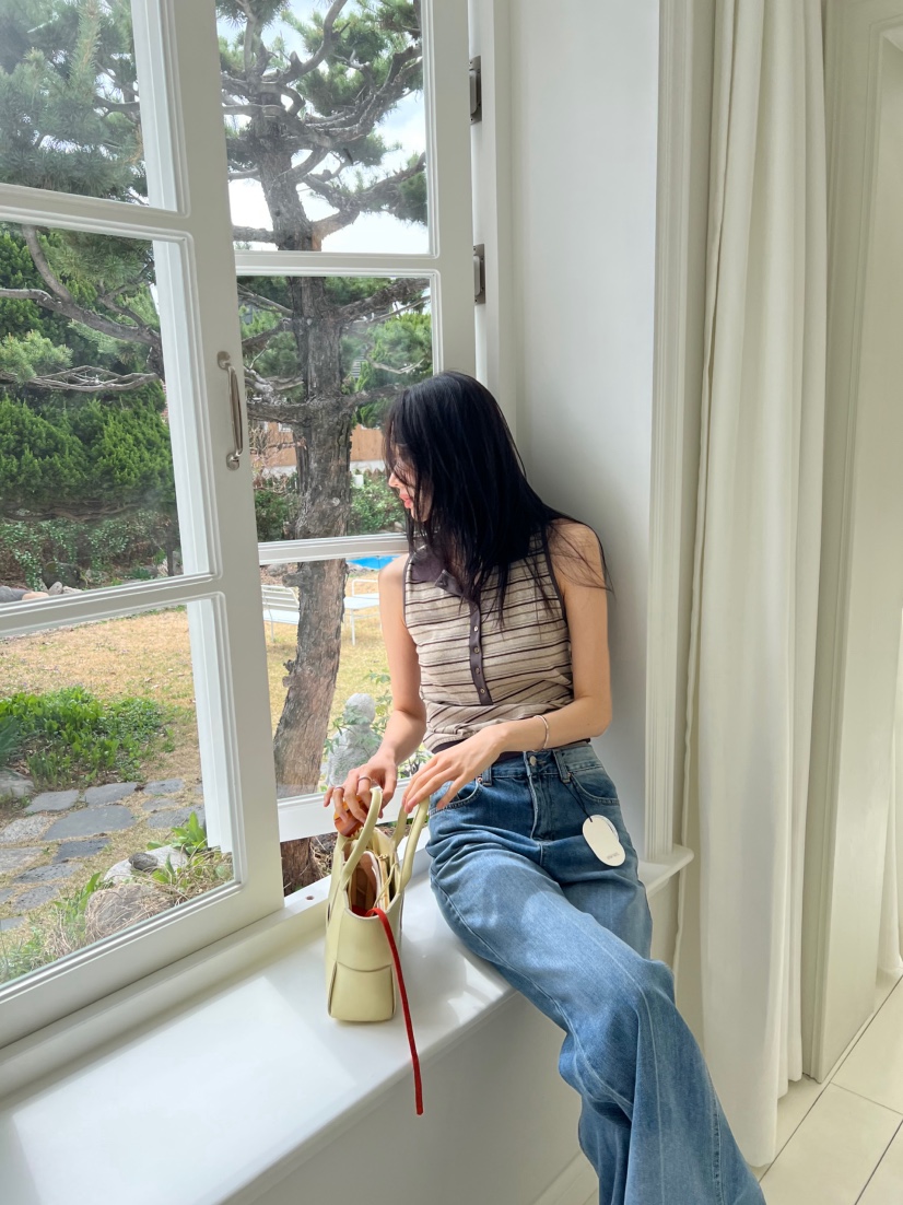 ME MO韓國東大門代購女裝新款人氣熱賣職業26春夏吊帶背心ME MO吊帶/背心