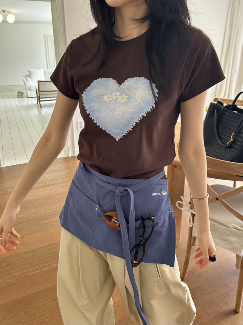 ME MO韓國代購女裝新款時尚休閑推薦職業26春夏熱賣人氣T恤ME MOT恤