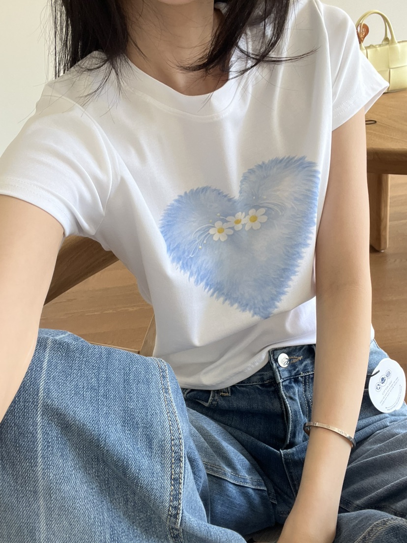 ME MO韓國代購女裝新款時尚休閑推薦職業26春夏熱賣人氣T恤ME MOT恤圖色3