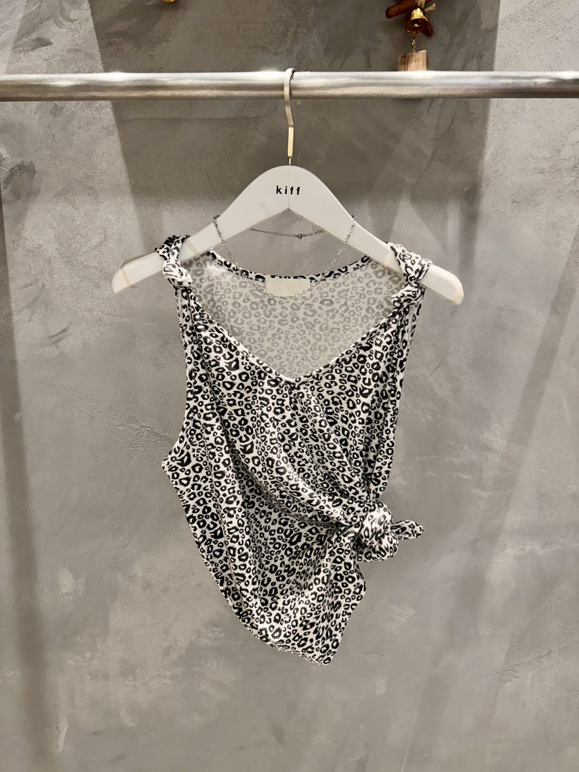 KIFF韓國東大門直郵女士新品時尚職業推薦熱賣吊帶背心豹紋KIFF吊帶/背心圖色1