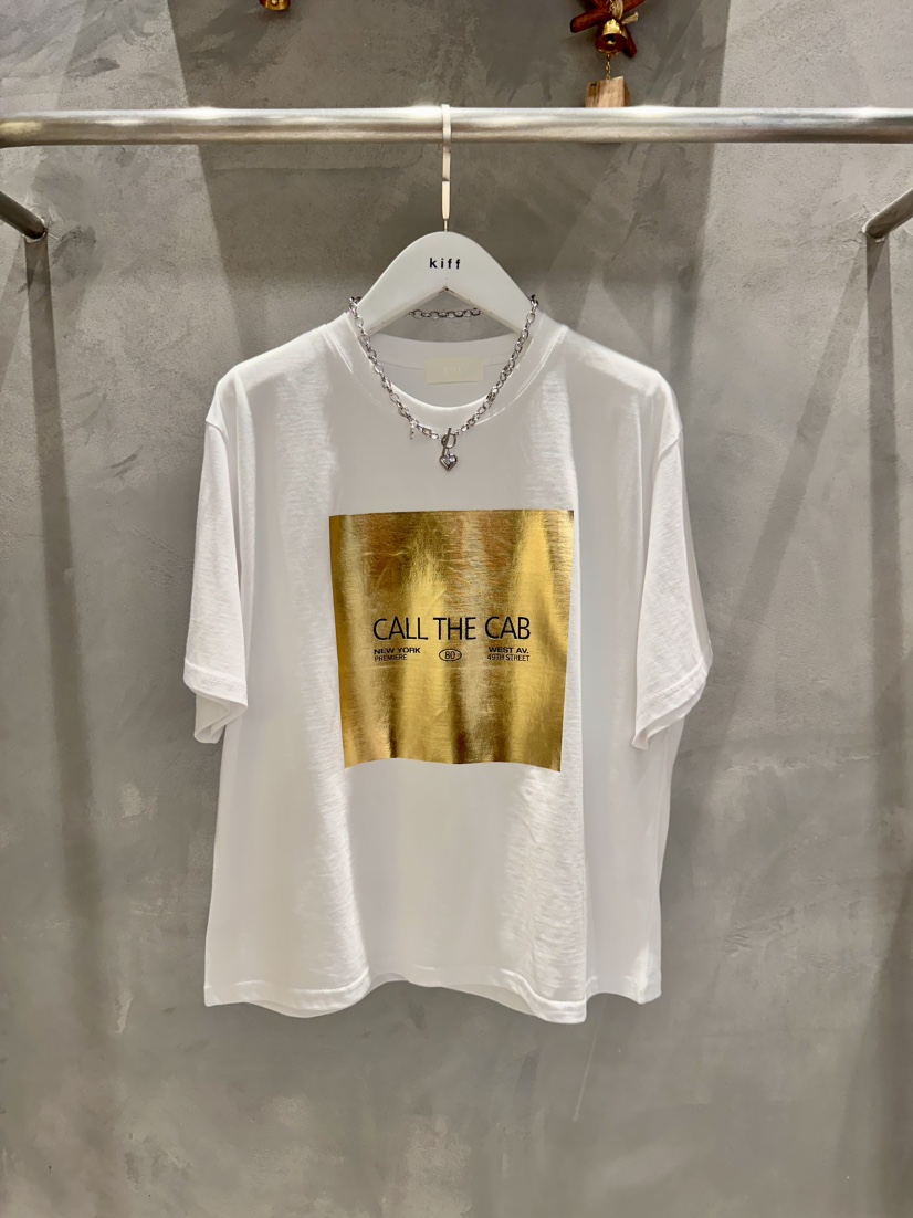 KIFF韓國代購女裝新品休閑26春夏熱賣職業推薦人氣時尚T恤KIFFT恤圖色1