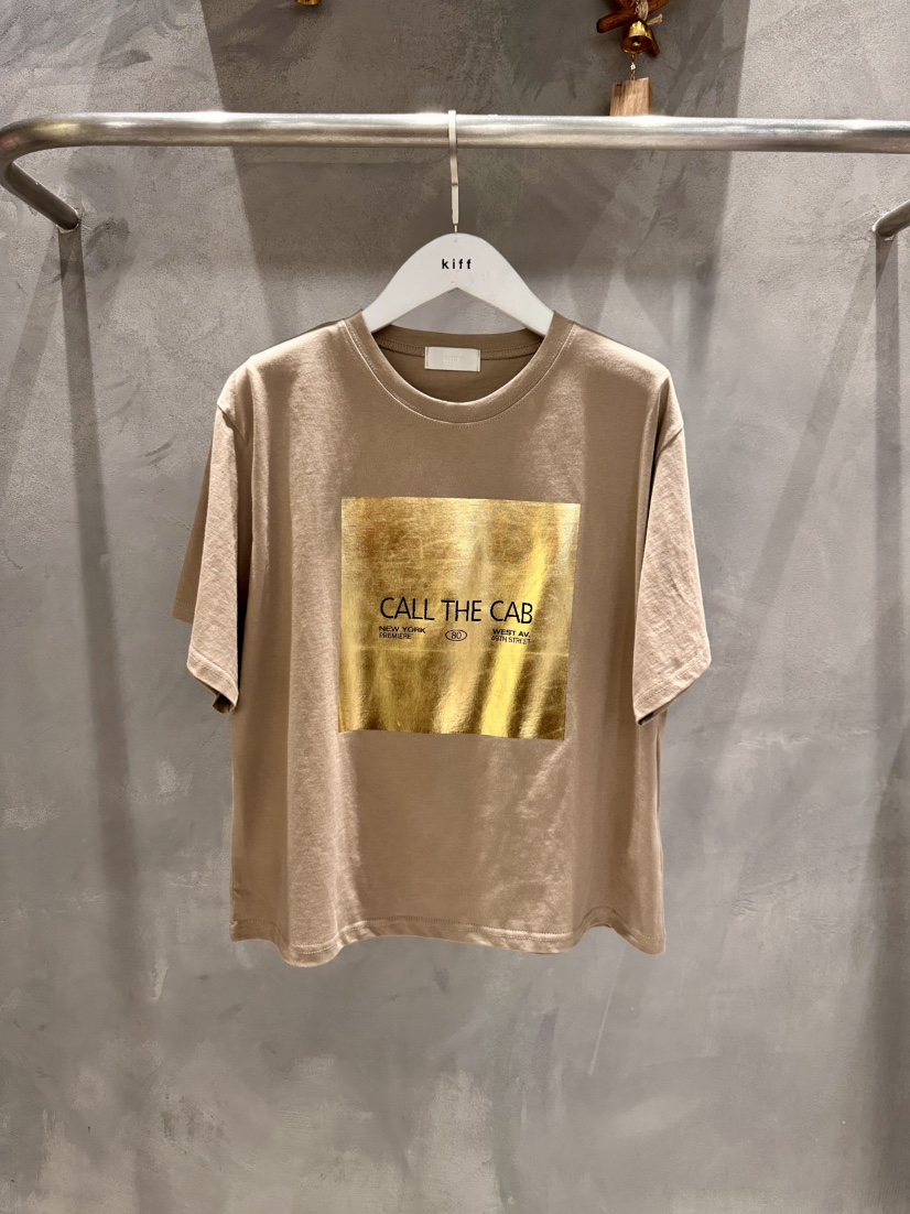 KIFF韓國代購女裝新品休閑26春夏熱賣職業推薦人氣時尚T恤KIFFT恤圖色2