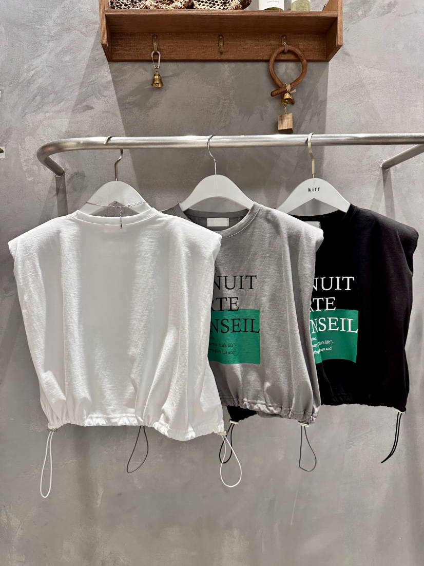 KIFF韓國直郵女士新款人氣推薦熱賣職業休閑時尚26春夏T恤KIFFT恤