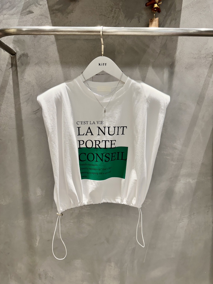 KIFF韓國直郵女士新款人氣推薦熱賣職業休閑時尚26春夏T恤KIFFT恤圖色1