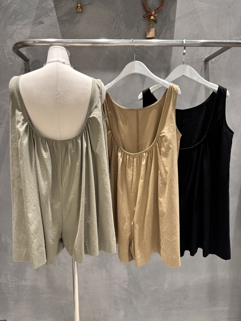 KIFF韓國直郵實拍女士新品熱賣推薦休閑人氣26春夏連體褲褶皺KIFF連體褲