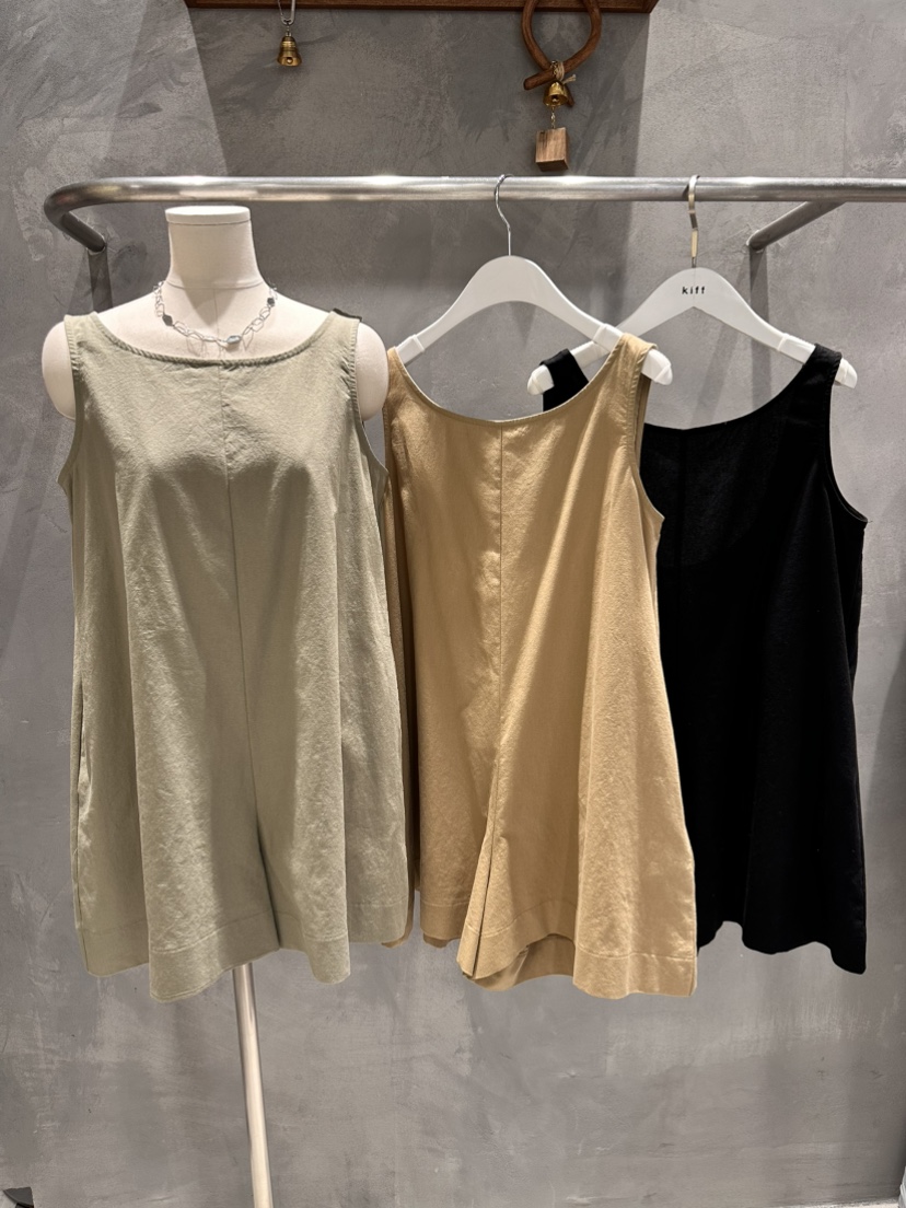 KIFF韓國直郵實拍女士新品熱賣推薦休閑人氣26春夏連體褲褶皺KIFF連體褲