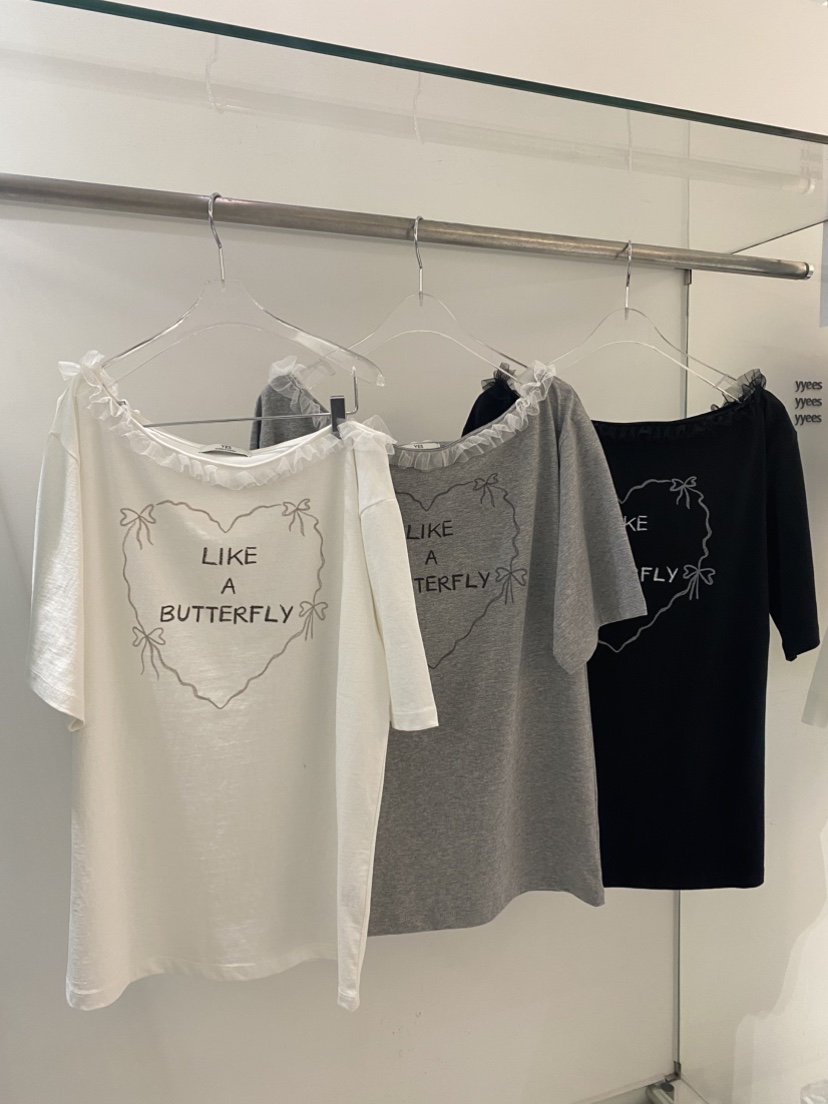 YES韓國直郵實拍女士新款人氣推薦熱賣職業時尚T恤不對稱緞YEST恤