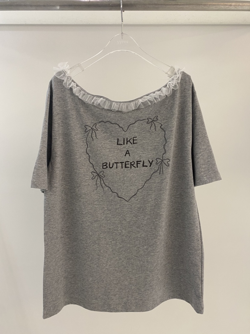 YES韓國直郵實拍女士新款人氣推薦熱賣職業時尚T恤不對稱緞YEST恤圖色2