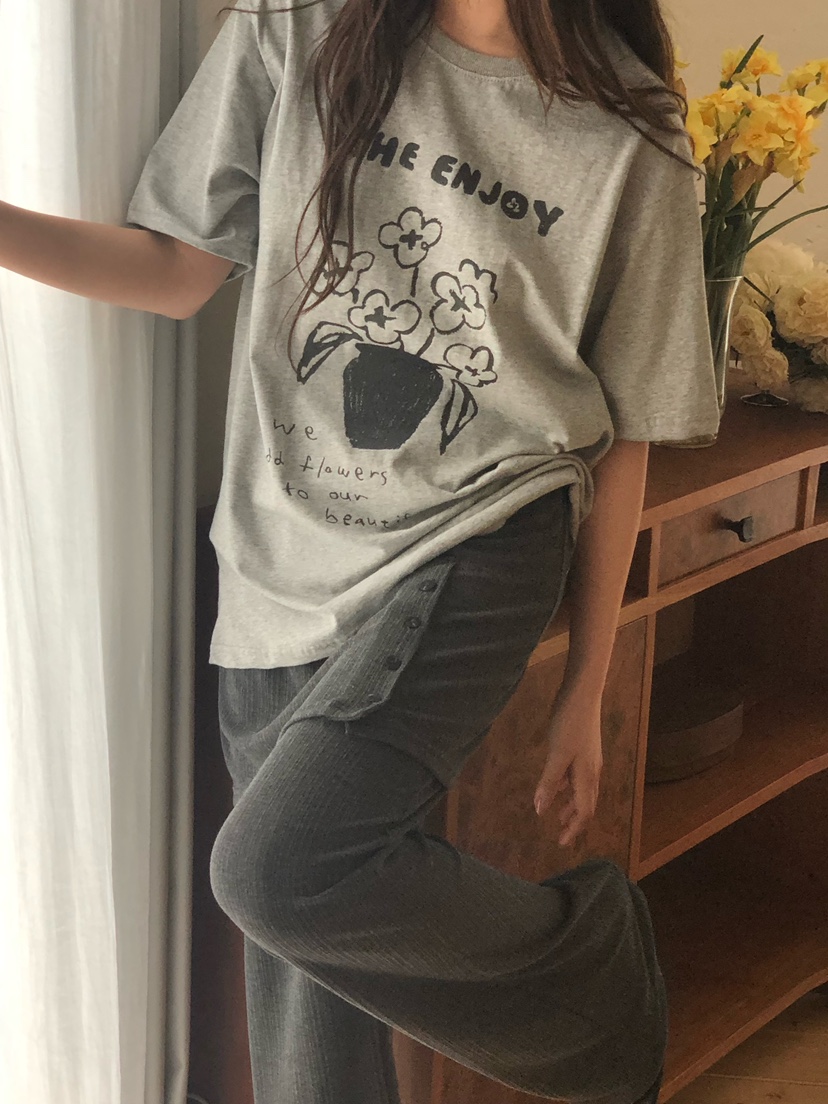 ONDO-P韓國東大門代購女裝新款人氣職業推薦26春夏休閑T恤ONDO-PT恤