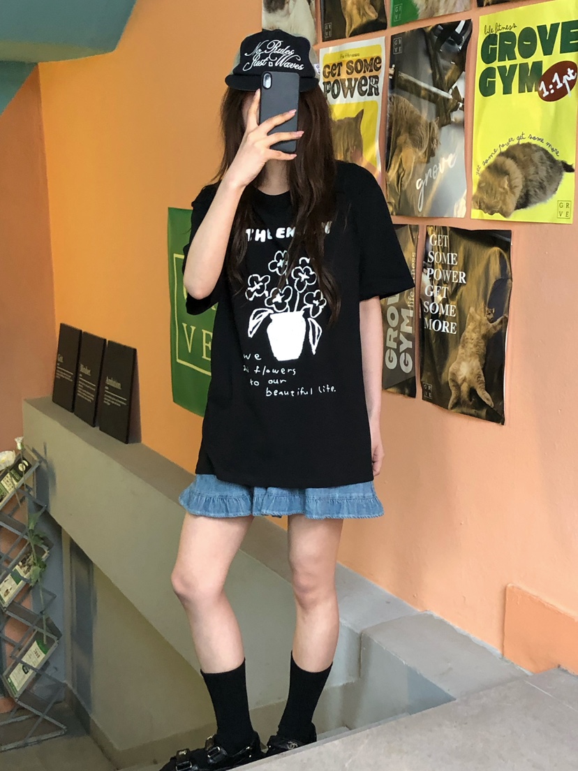 ONDO-P韓國東大門代購女裝新款人氣職業推薦26春夏休閑T恤ONDO-PT恤