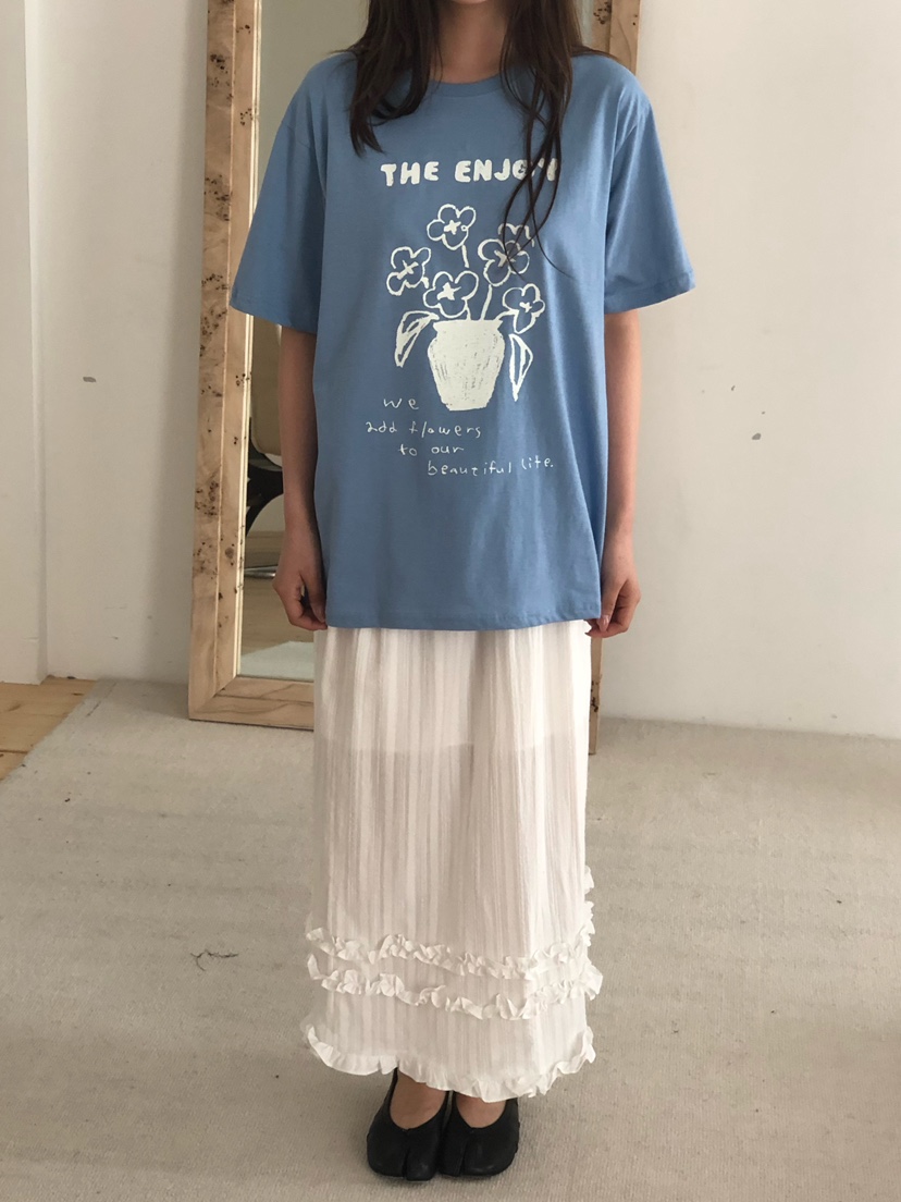 ONDO-P韓國東大門代購女裝新款人氣職業推薦26春夏休閑T恤ONDO-PT恤圖色2