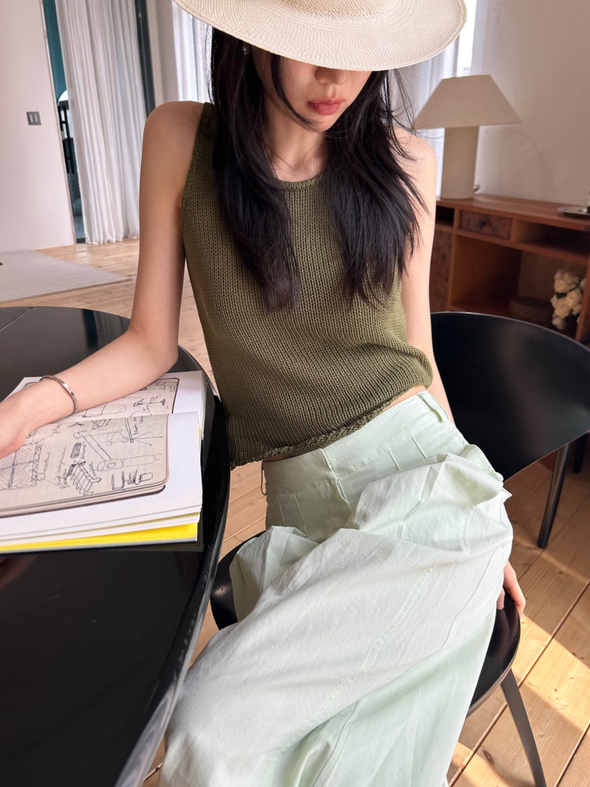 ME MO韓國代購女裝新款時尚熱賣職業26春夏休閑吊帶背心ME MO吊帶/背心