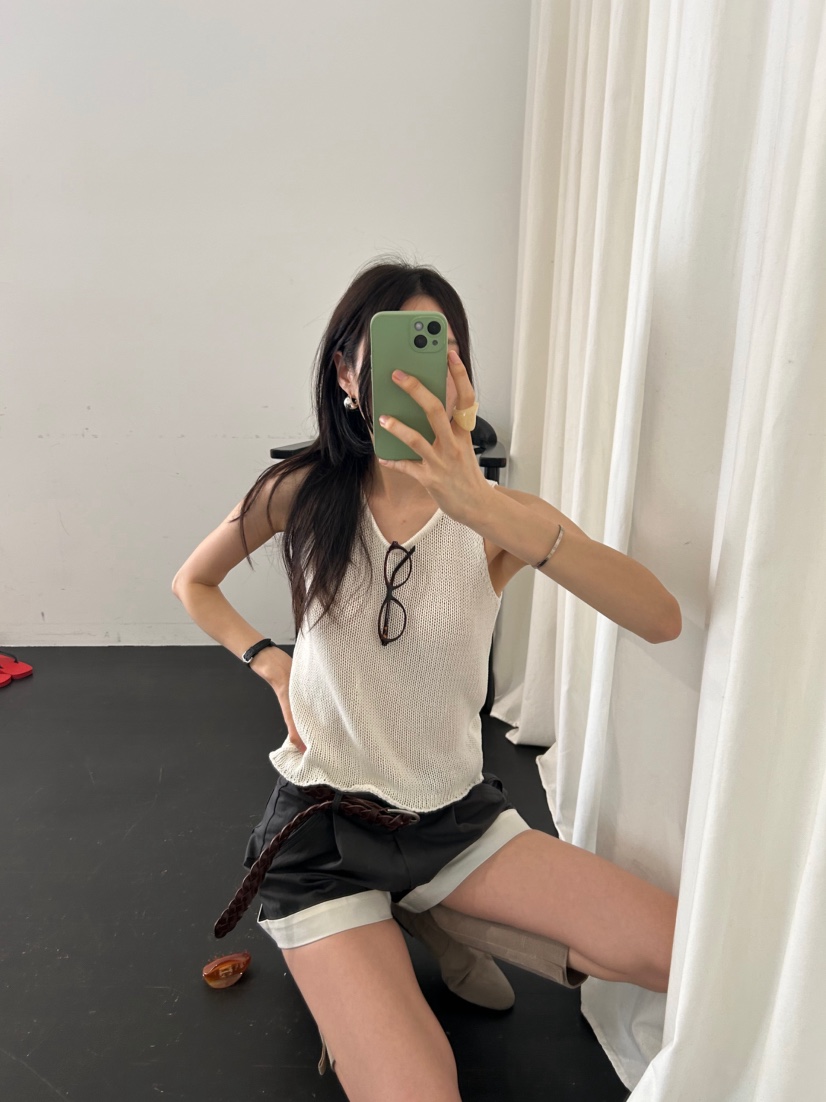 ME MO韓國代購女裝新款時尚熱賣職業26春夏休閑吊帶背心ME MO吊帶/背心