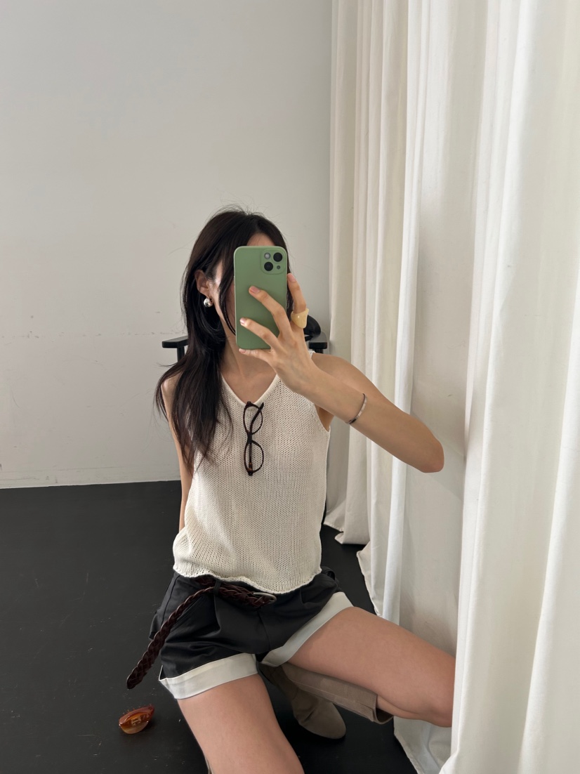 ME MO韓國代購女裝新款時尚熱賣職業26春夏休閑吊帶背心ME MO吊帶/背心