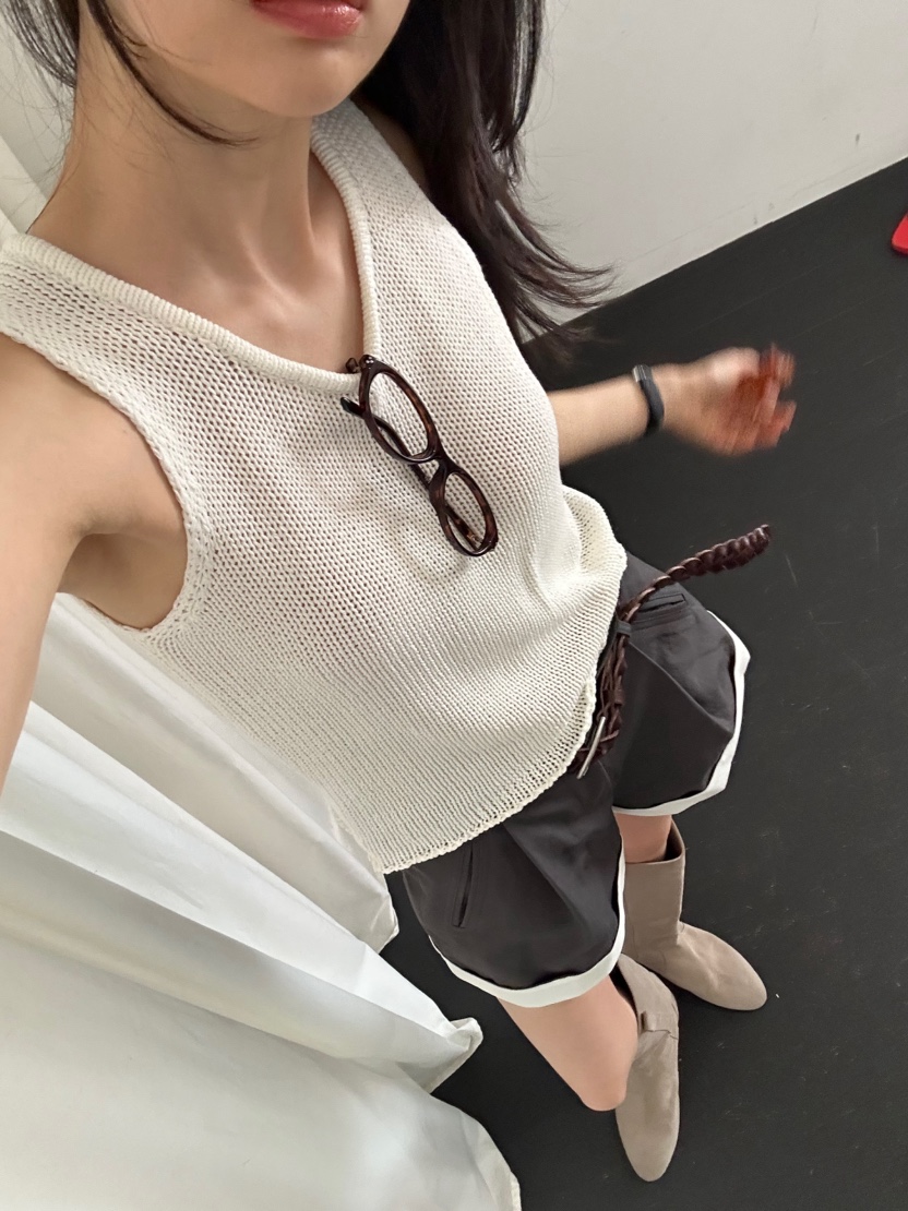 ME MO韓國代購女裝新款時尚熱賣職業26春夏休閑吊帶背心ME MO吊帶/背心