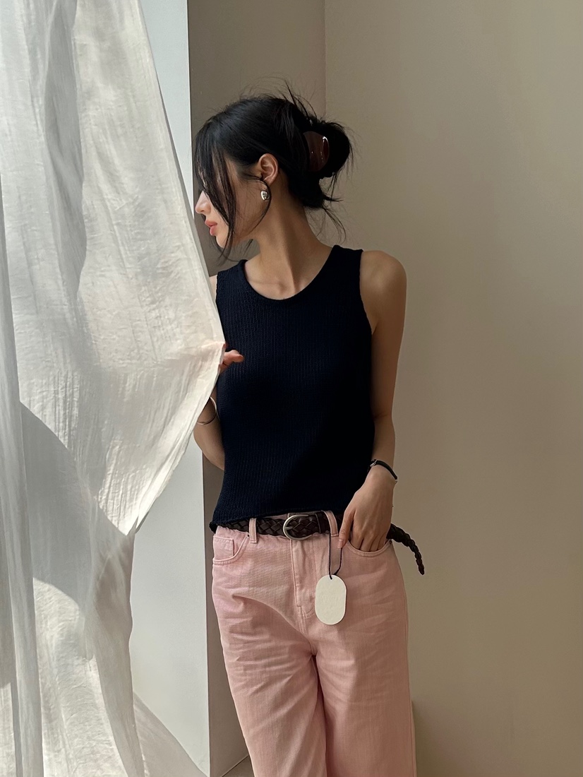 ME MO韓國代購女裝新款時尚熱賣職業26春夏休閑吊帶背心ME MO吊帶/背心圖色4