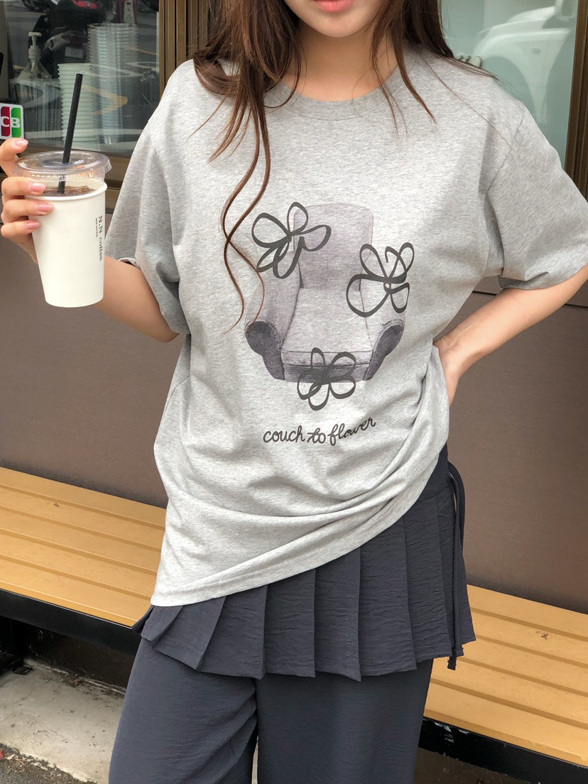 ONDO-P韓國東大門直郵女裝新品人氣職業26春夏推薦休閑T恤ONDO-PT恤圖色1