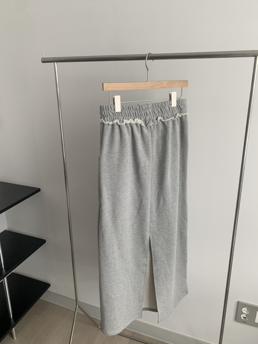 BETONE韓國代購女裝新品熱賣休閑推薦時尚人氣長裙毛圈布BETONE長裙