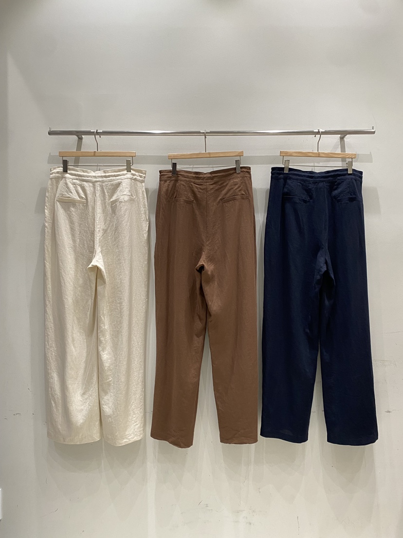 ONDO-P韓國代購女士新品休閑熱賣推薦職業26春夏休閑褲亞麻ONDO-P休閑褲