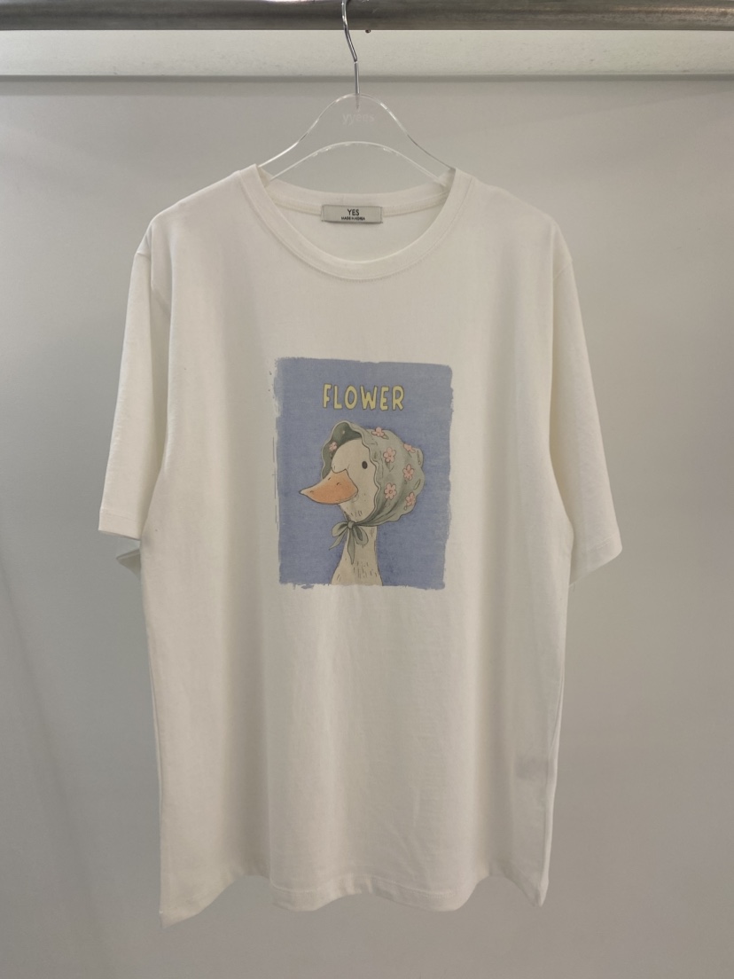 YES韓國東大門直郵女士新款26春夏人氣時尚職業熱賣推薦T恤YEST恤圖色3