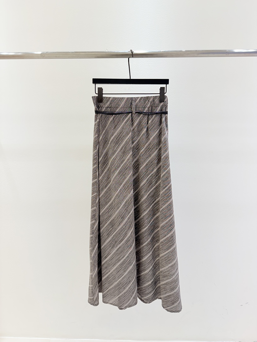 CORAL韓國直郵實拍女裝新款職業休閑推薦時尚熱賣長裙含繩CORAL長裙