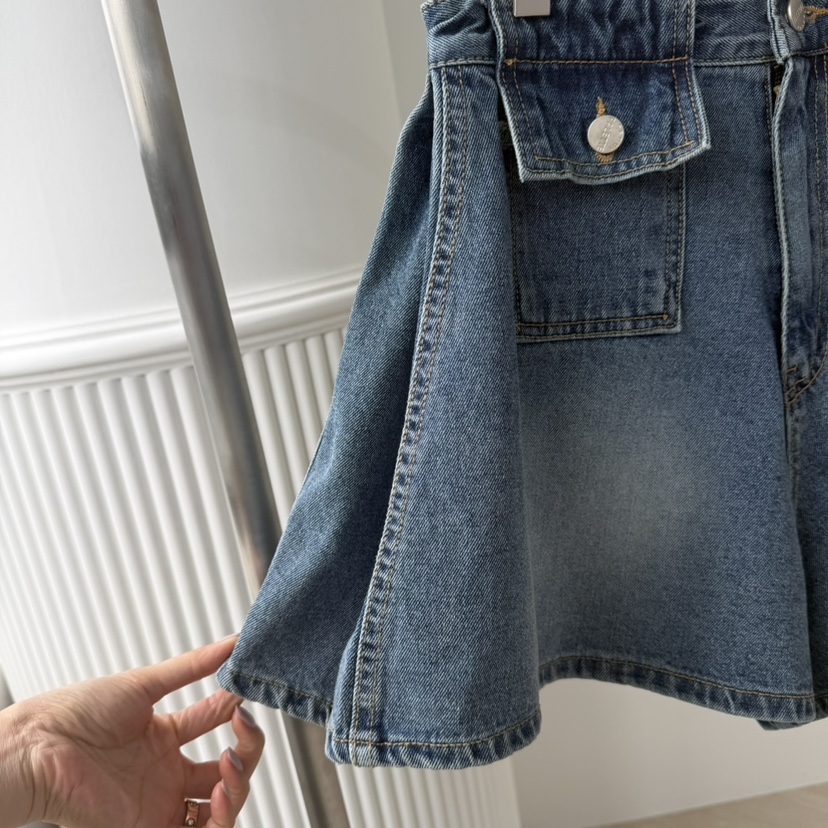 PALETTE-Q韓國東大門直郵女裝新品熱賣時尚26春夏牛仔褲口袋PALETTE-Q牛仔褲