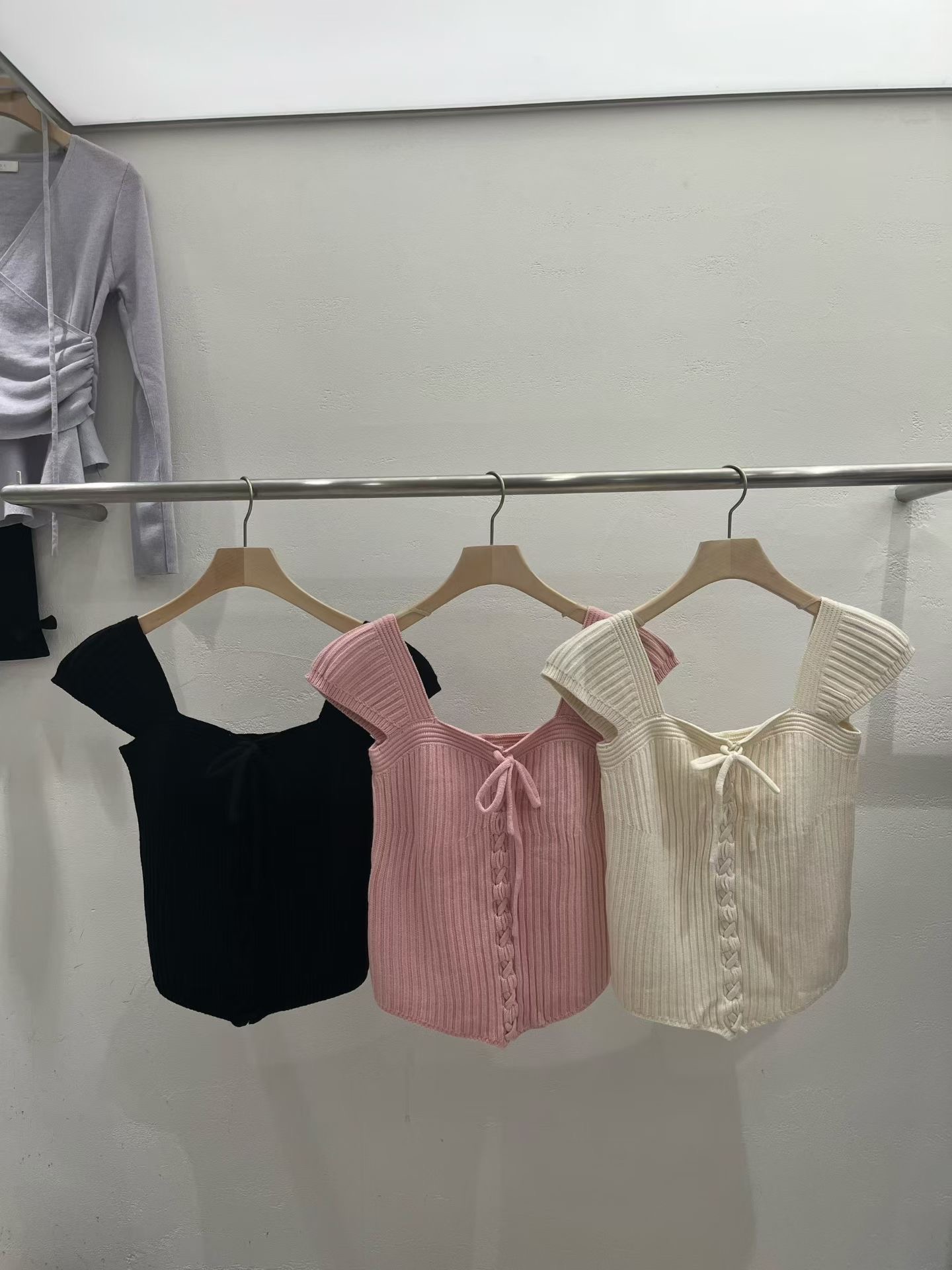 PLEASE/WW韓國直郵女裝新品人氣26春夏真品時尚吊帶背心PLEASE/WW吊帶/背心圖色2左二色