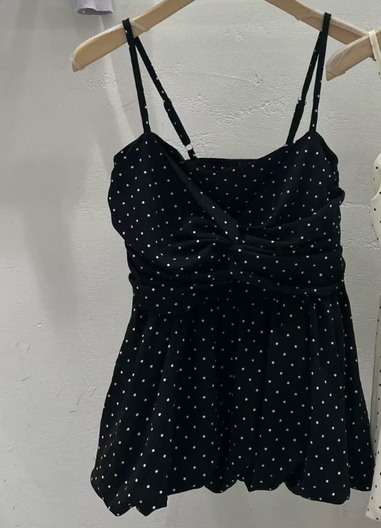 PLEASE/WW韓國直郵女裝新品職業推薦人氣真品休閑吊帶背心PLEASE/WW吊帶/背心圖色1