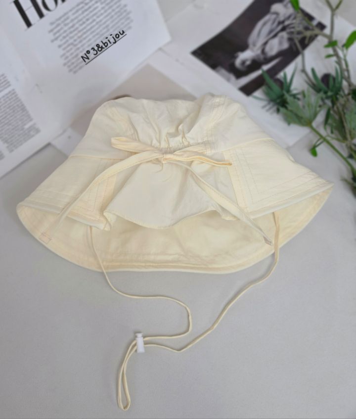 N3韓國直郵女士新品休閑熱賣人氣推薦時尚帽子漁夫帽絲帶N3帽子