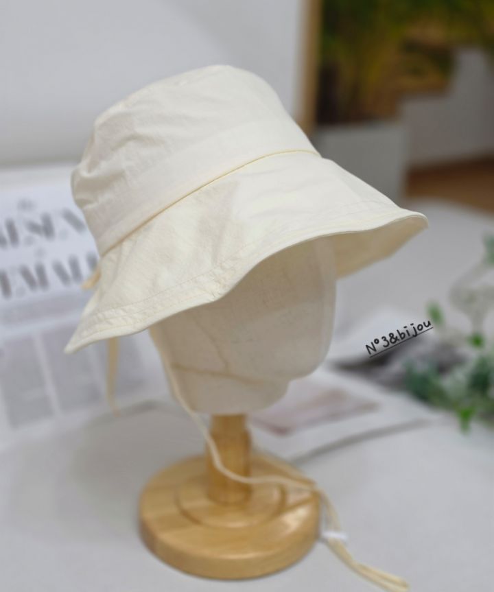 N3韓國直郵女士新品休閑熱賣人氣推薦時尚帽子漁夫帽絲帶N3帽子