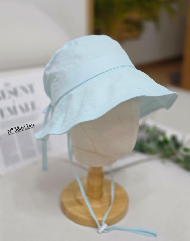 N3韓國直郵女士新品休閑熱賣人氣推薦時尚帽子漁夫帽絲帶N3帽子