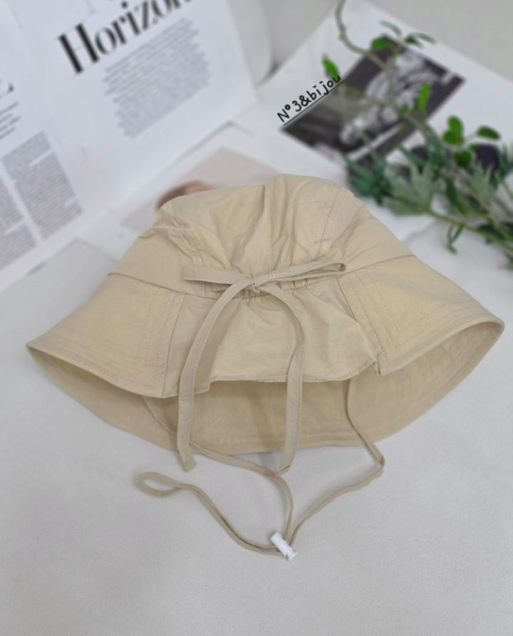 N3韓國直郵女士新品休閑熱賣人氣推薦時尚帽子漁夫帽絲帶N3帽子