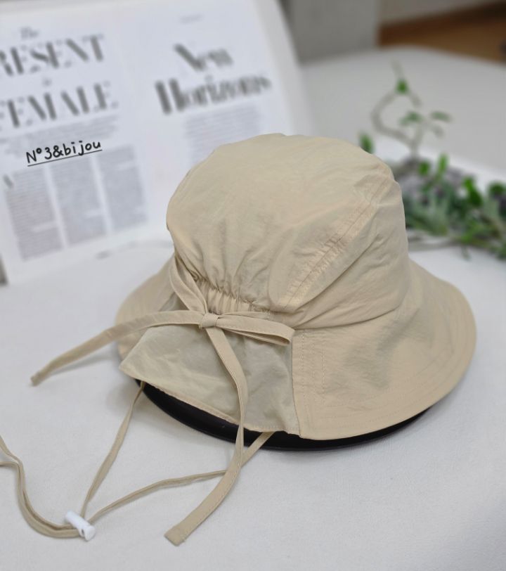 N3韓國直郵女士新品休閑熱賣人氣推薦時尚帽子漁夫帽絲帶N3帽子圖色2