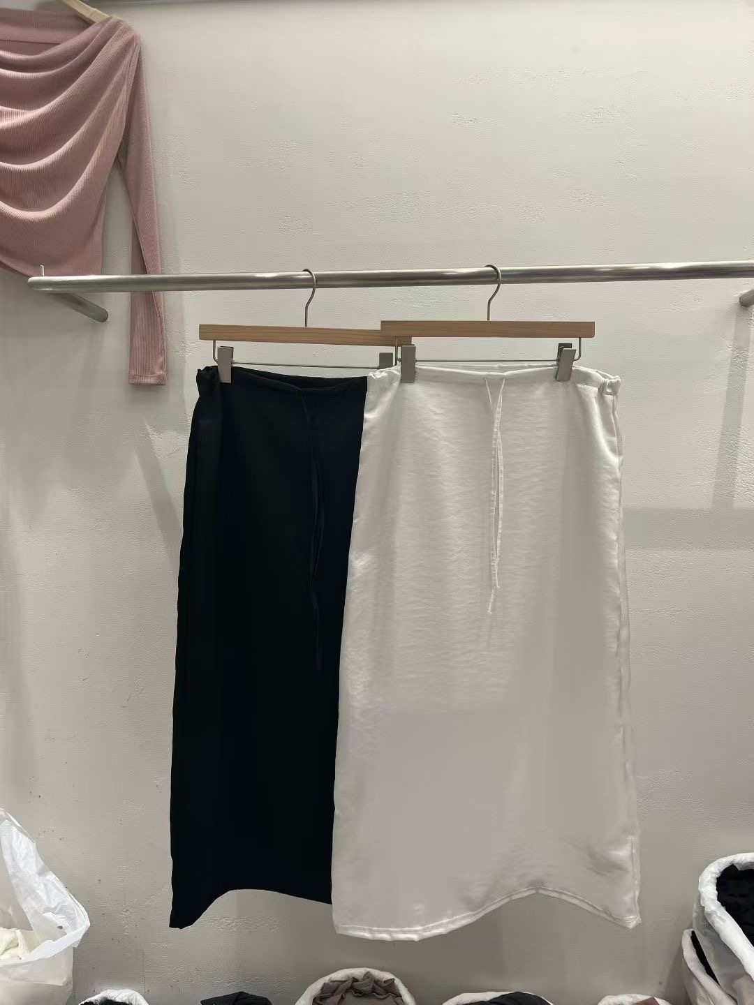 PLEASE/WW東大門代購女裝新款推薦休閑時尚熱賣26春夏長裙PLEASE/WW長裙圖色1左一色