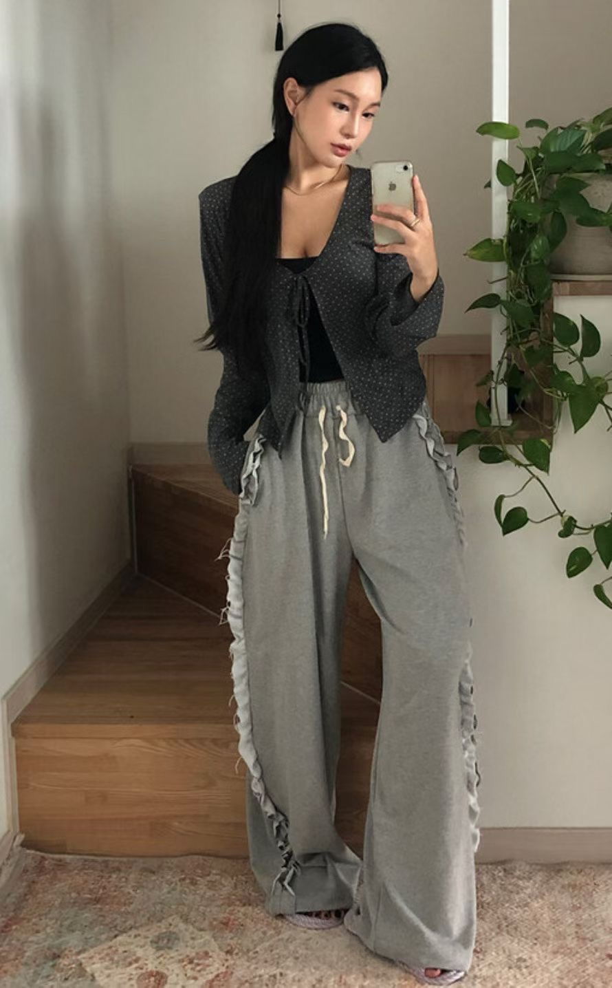 PLEASE/WW東大門實拍女士新款熱賣休閑職業真品26春夏休閑褲PLEASE/WW休閑褲