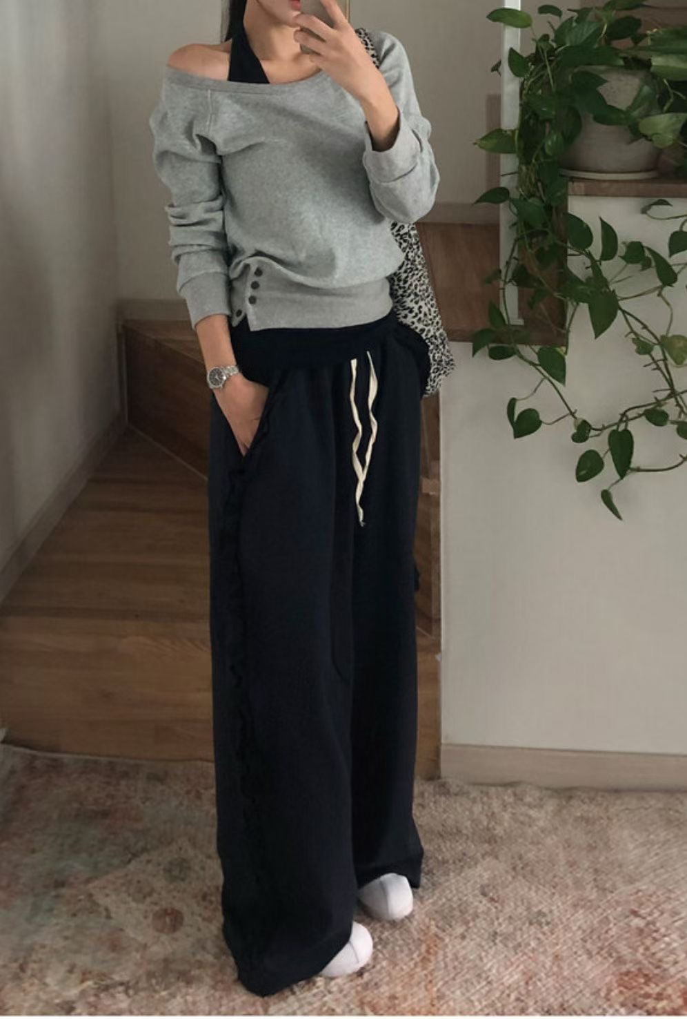 PLEASE/WW東大門實拍女士新款熱賣休閑職業真品26春夏休閑褲PLEASE/WW休閑褲圖色2