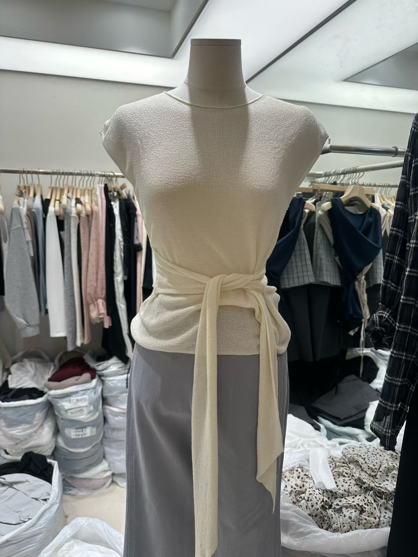 PLEASE/WW東大門代購女士新品推薦時尚職業26春夏針織衫PLEASE/WW針織衫圖色3