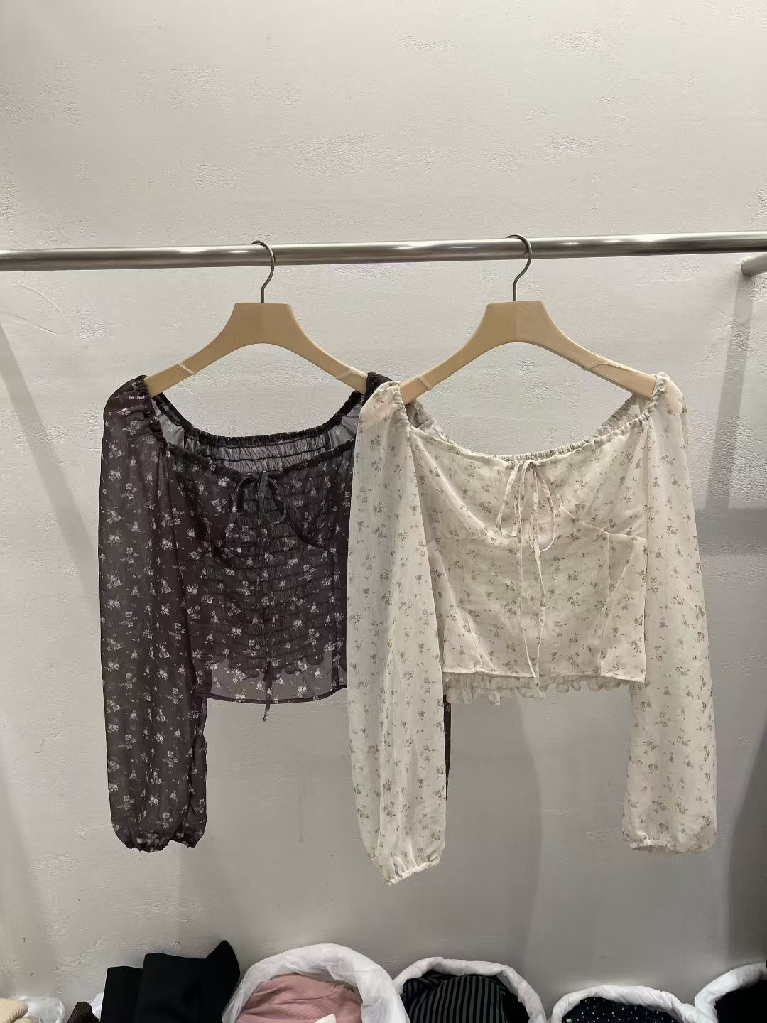 PLEASE/WW東大門代購女裝新品休閑26春夏人氣襯衫蕾絲衫PLEASE/WW襯衫/蕾絲衫圖色1左一色