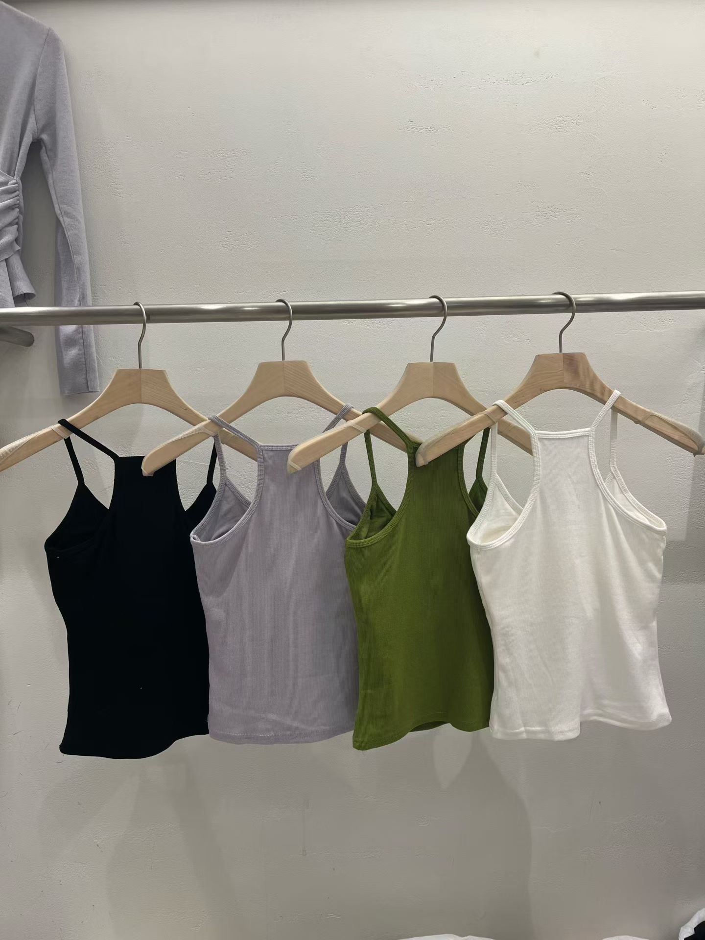 PLEASE/WW東大門代購女裝新款人氣時尚職業休閑吊帶背心PLEASE/WW吊帶/背心