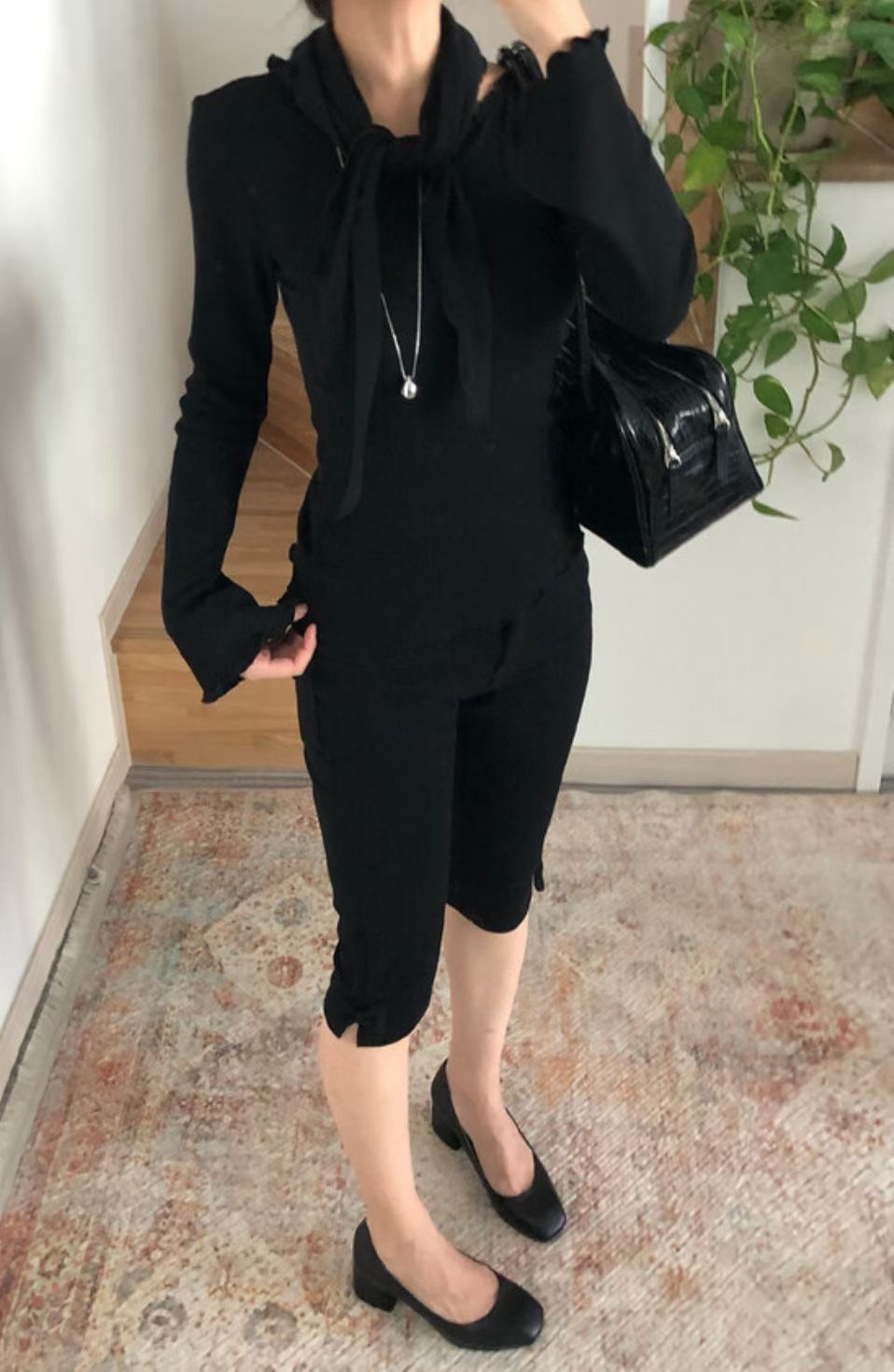 PLEASE/WW東大門代購女士新品26春夏職業休閑時尚短褲絲帶PLEASE/WW短褲