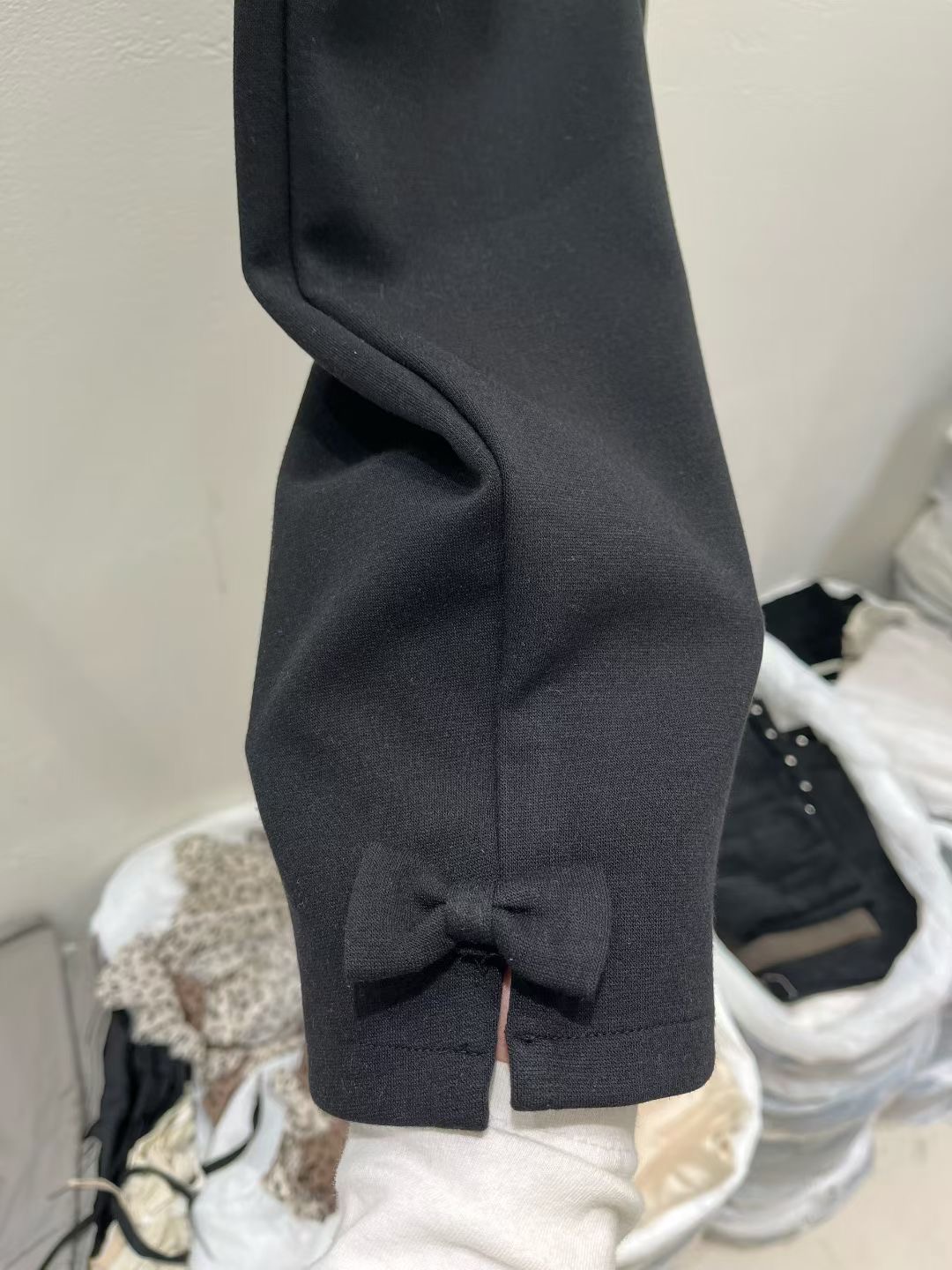 PLEASE/WW東大門代購女士新品26春夏職業休閑時尚短褲絲帶PLEASE/WW短褲