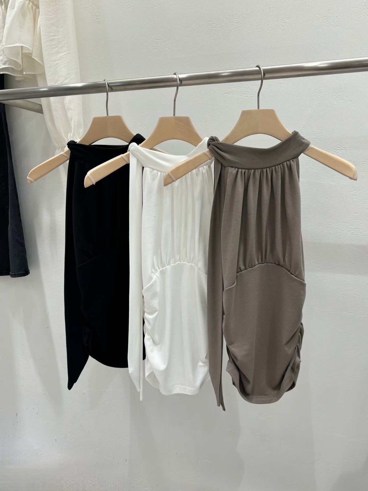 PLEASE/WW韓國直郵女士新品熱賣休閑推薦人氣職業吊帶背心PLEASE/WW吊帶/背心