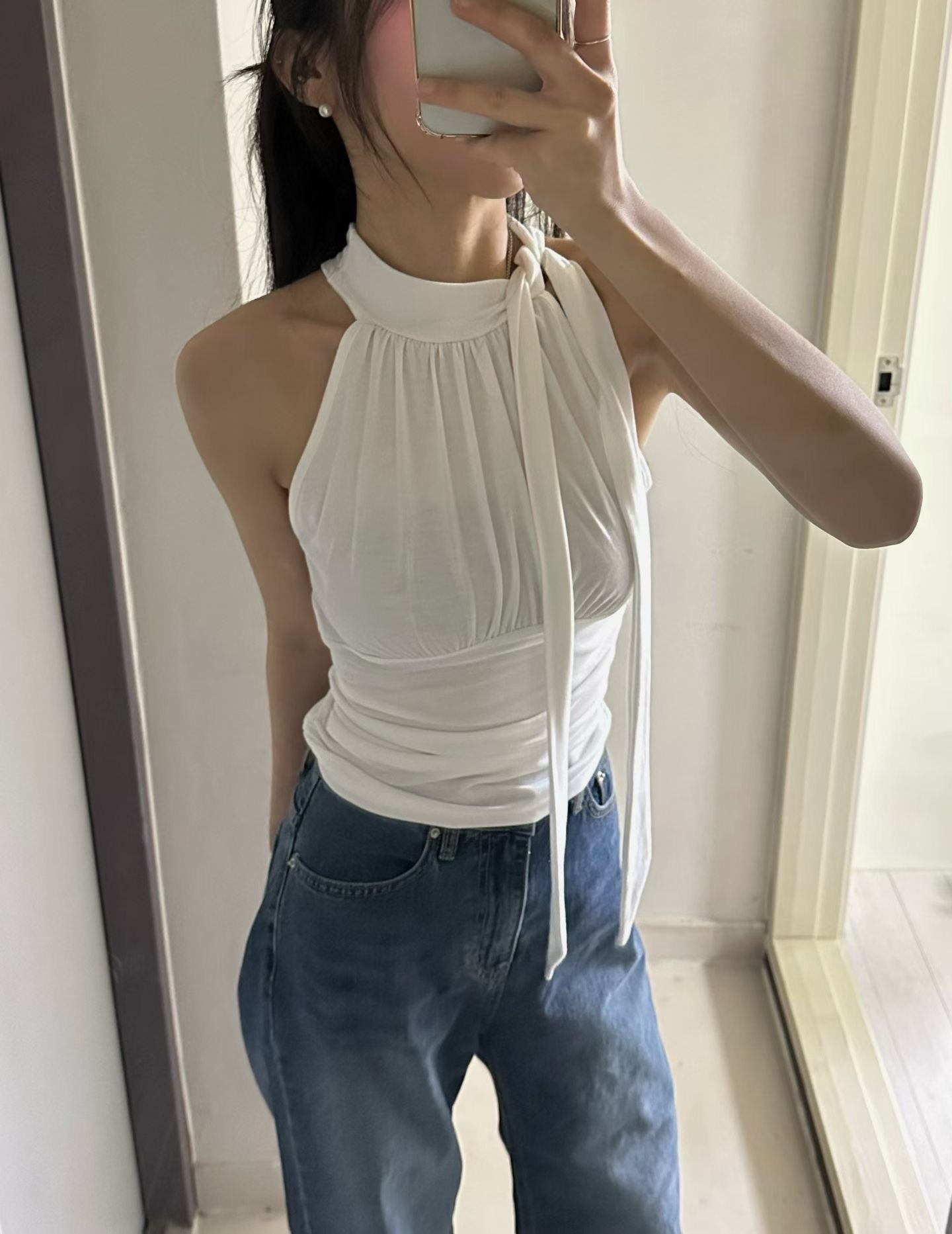 PLEASE/WW韓國直郵女士新品熱賣休閑推薦人氣職業吊帶背心PLEASE/WW吊帶/背心圖色2