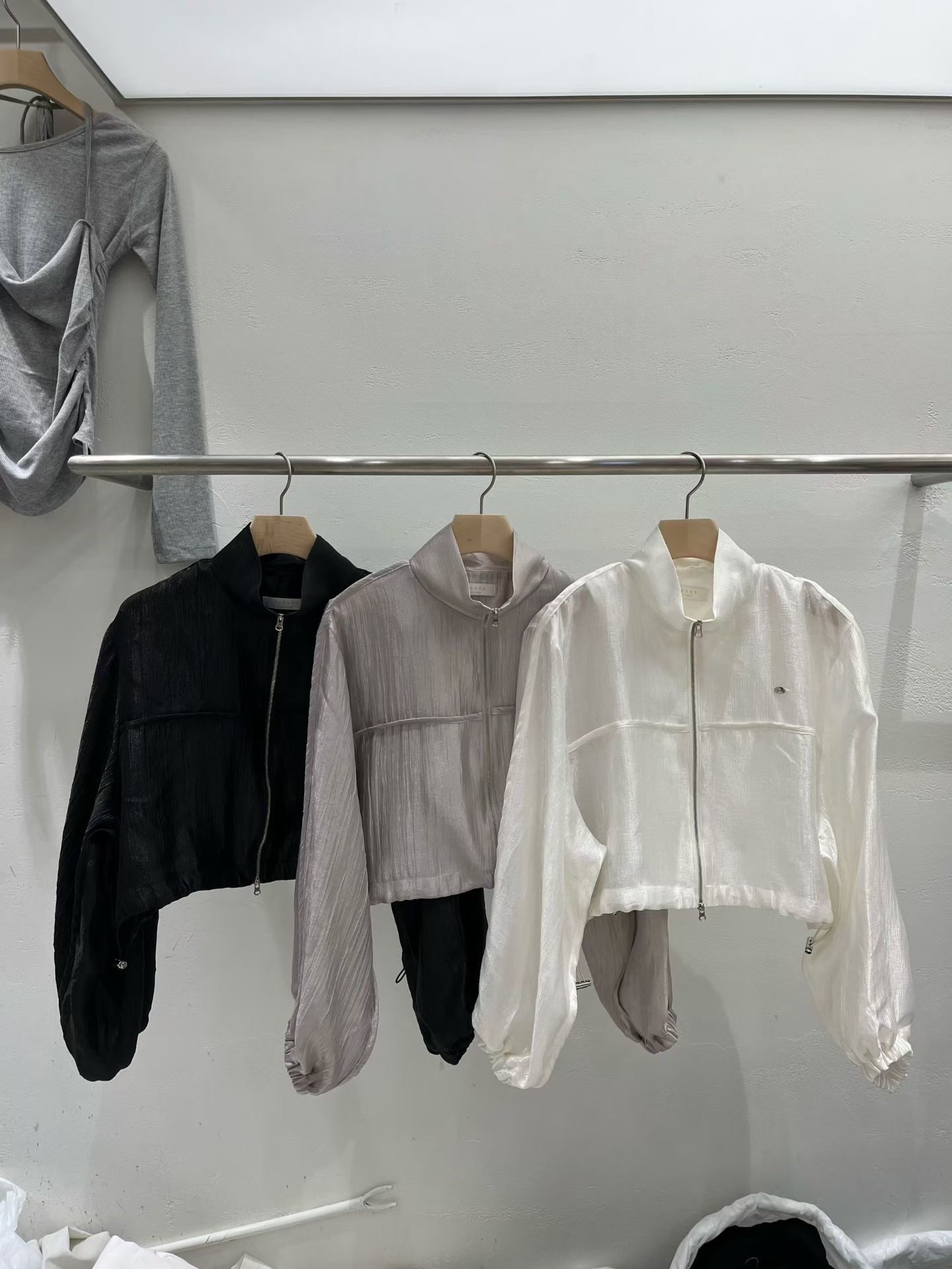 PLEASE/WW東大門代購女士新款職業人氣時尚26春夏真品夾克PLEASE/WW夾克圖色2左二色