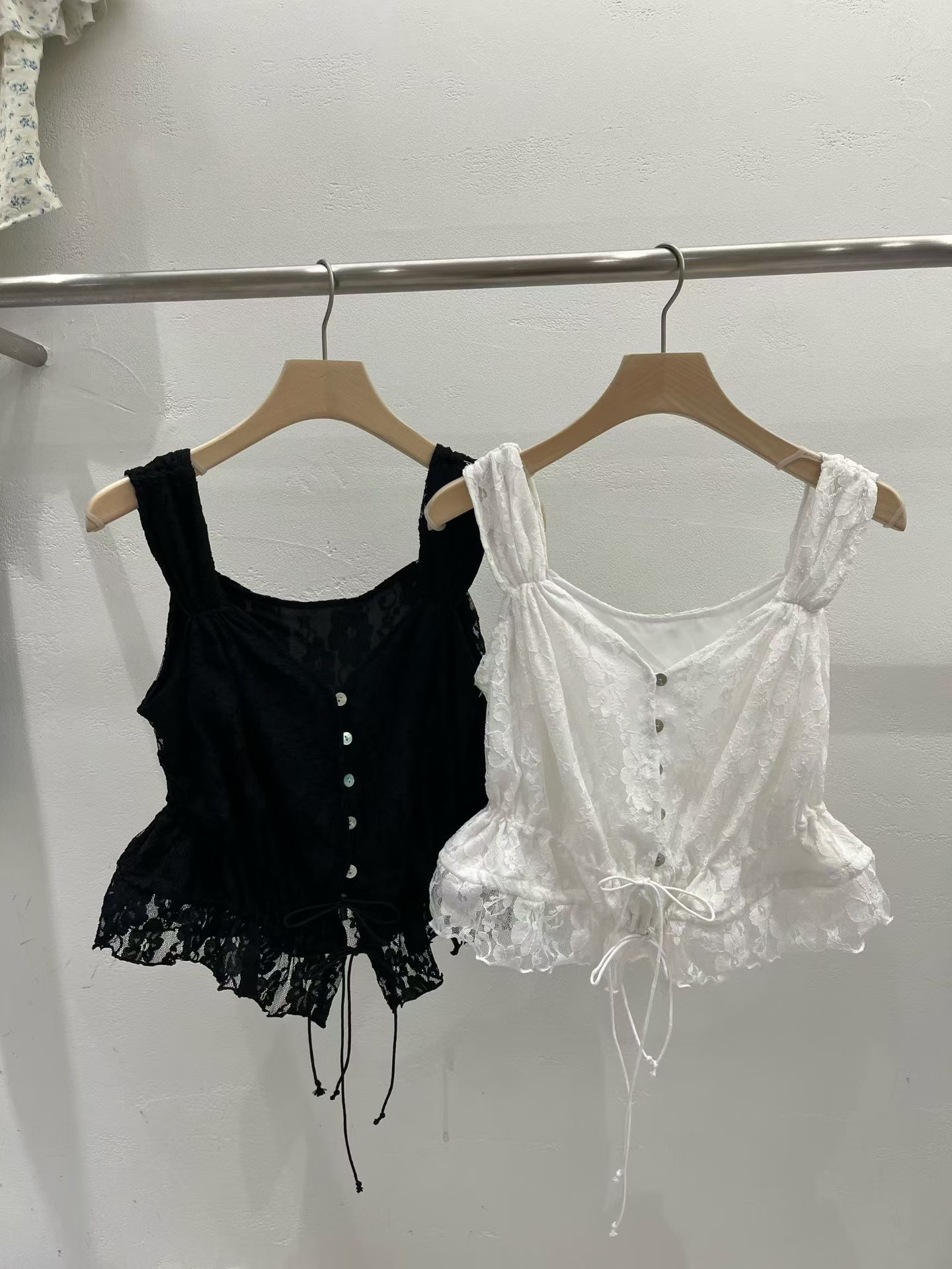 PLEASE/WW東大門代購女士新品真品休閑時尚熱賣吊帶背心PLEASE/WW吊帶/背心圖色1左一色