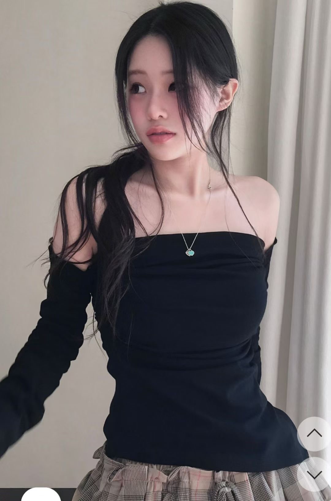 PLEASE/WW東大門實拍女裝新品人氣真品時尚職業推薦長袖T恤PLEASE/WW長袖T恤