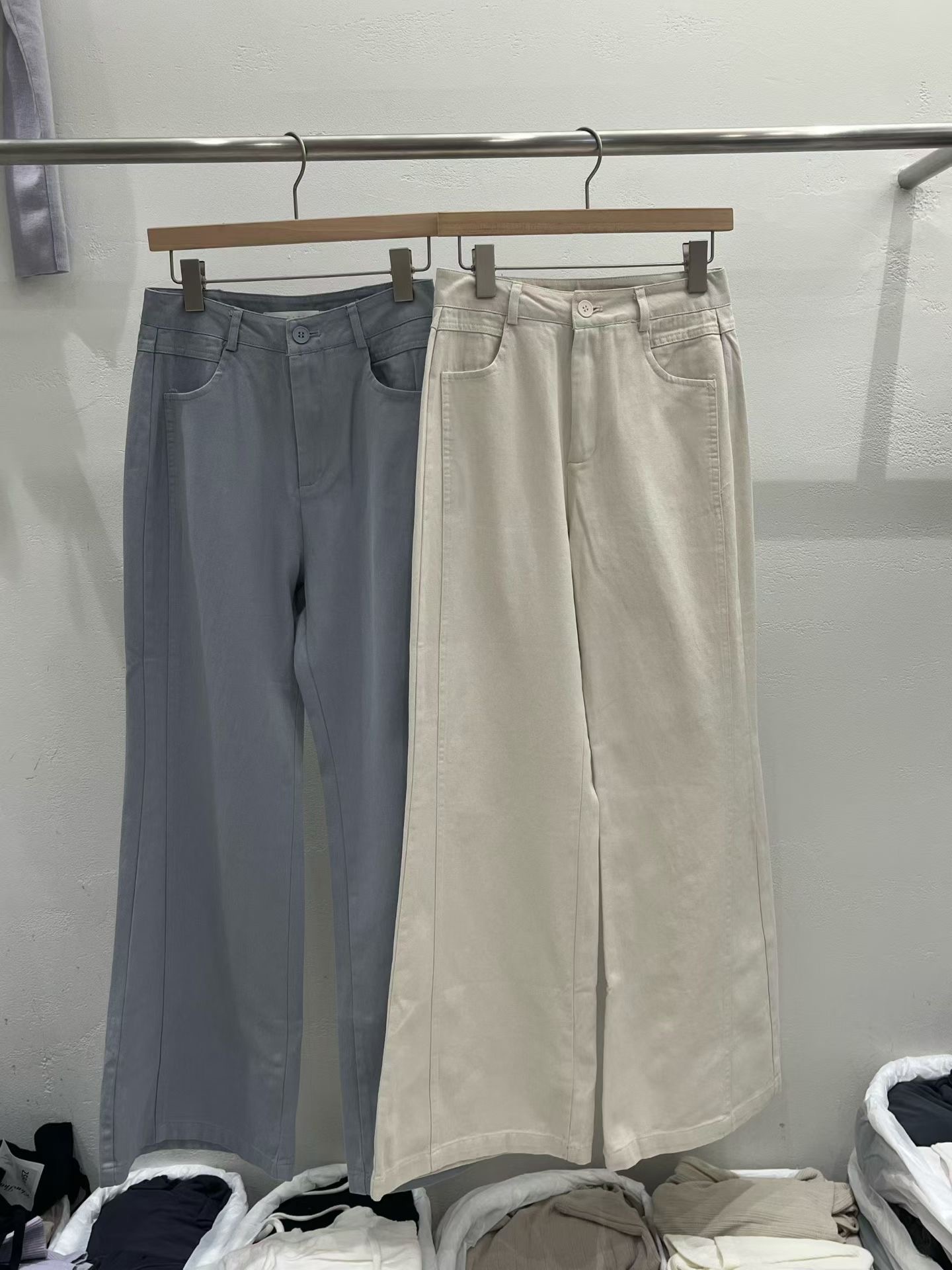 PLEASE/WW東大門代購女裝新款時尚推薦真品26春夏休閑褲PLEASE/WW休閑褲圖色2左二色