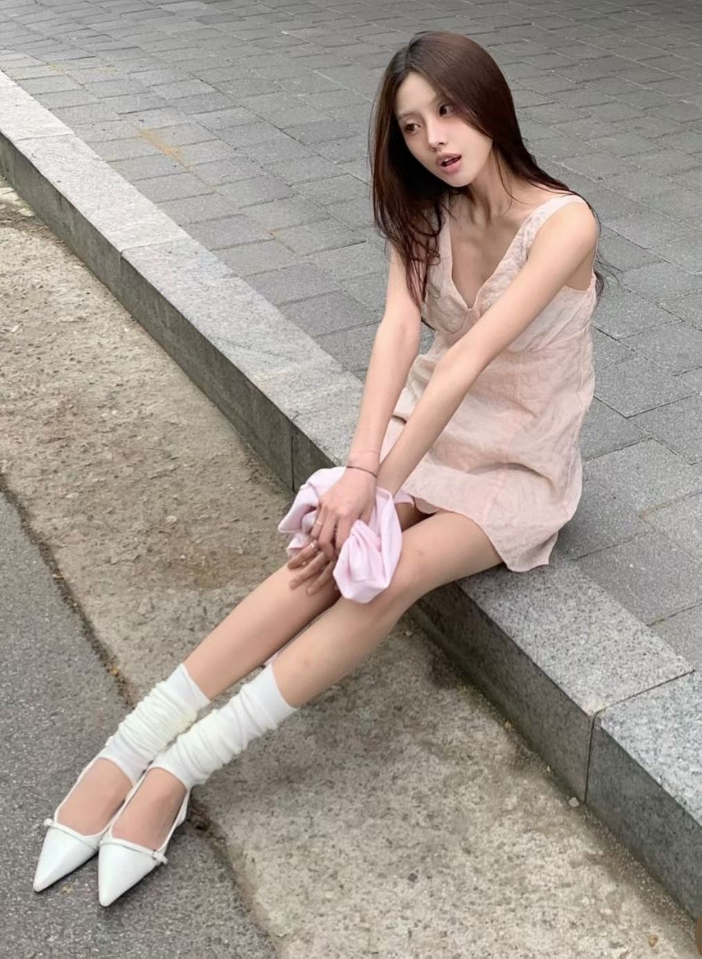 PLEASE/WW韓國直郵女裝新款熱賣推薦職業人氣時尚連衣裙PLEASE/WW連衣裙