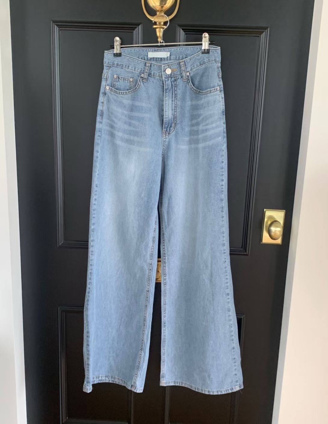 PLEASE/WW韓國直郵女士新款真品熱賣時尚休閑職業牛仔褲PLEASE/WW牛仔褲圖色1